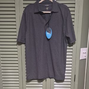 Greg Norman Collection Charcoal Polo Shirt